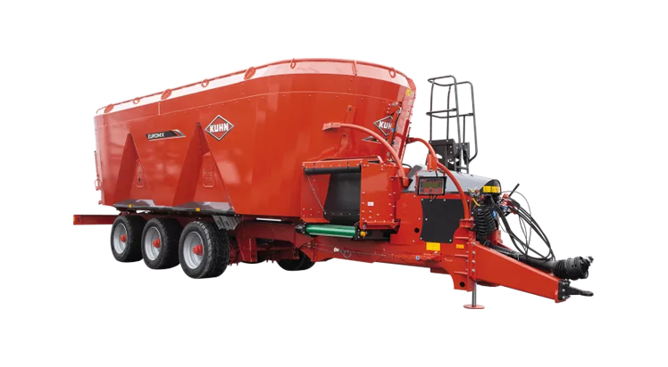 Euromix 3 CL, triple vertical auger mixer wagon