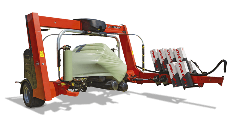 KUHN SW 4014, hybrid bale wrapper