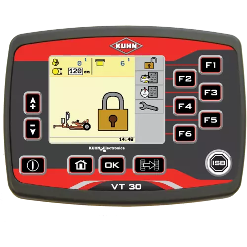 The VT 30, with 3,5” colour touch screen