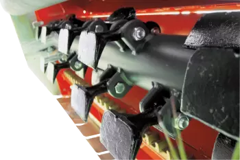 Shredding adapted to vineyards and orchards owing to the optimised casing of SDS shredders