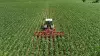 The ROWLINER row-crop cultivator at work in a field