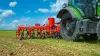 The ROWLINER row-crop cultivator at work in a field