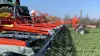 Photo of the TINELINER tine weeder in a field 